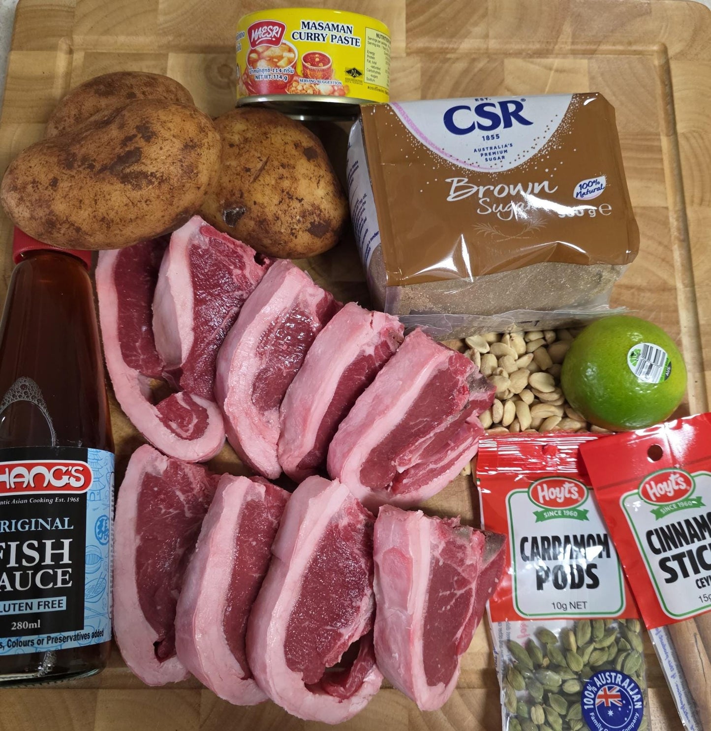 Outback Rustic Massaman Lamb Curry | Hearty & Authentic Recipe Card