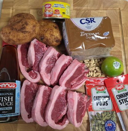 Outback Rustic Massaman Lamb Curry | Hearty & Authentic Recipe Card